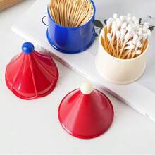 1个北欧风多巴胺灵感创意可爱家用牙线架、牙签盒、棉签收纳盒 - 彩色 - 查看 4