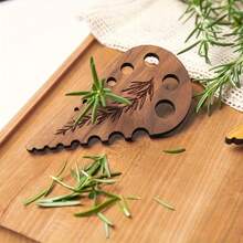 This Heavy-Duty Herb Peeler And Stem Remover Is A Kitchen Tool That Combines Practicality With Aesthetic Appeal. Featuring An Elegant Wooden Design, It Offers Exceptional Texture And A Comfortable Grip. - Multicolor - View 10