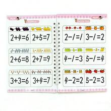 儿童笔记本，防水白色硬纸板+1支可擦笔，可重复使用，神奇笔记本，儿童早期练习书法，学习数学加减法。（笔的颜色随机。）