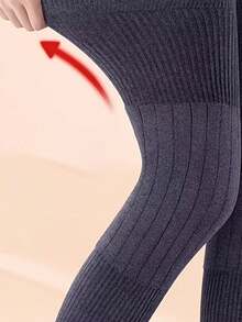 1 Pair (Left Leg + Right Leg) Warm Knee Pads, Long Winter Warm Leg Warmers, Unisex, Warm Insulation, Cold Proof, Comfortable Fit, Protective Gear, Hand Wash Only, Durable Material, Suitable For Sports Enthusiasts And Elderly Care. - Multicolor - View 4