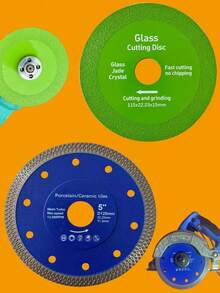 Stone Cutting Discs, Grinding Discs, Glass Cutting Discs, Brazing Cutting Discs, Sintered Wire Mesh Discs, Sharp And Wear-Resistant, Smooth And Easy Cutting, Clean And Precise Cutting - Multicolor - View 3