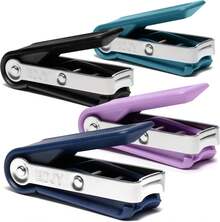 EDJY Fingernail Cutter - Precision Stainless Steel Nail Cutter For Fingernails |   Sharp Blade, Ergonomic Design, Durable & Rust-Resistant |   Ideal For Men And Women |   Multi Color |   4-Pack - Đen (gói 2 cái) - Xem 5