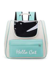 Bolsa de viaje portátil para gatos y perros con malla transpirable, correas para el hombro y la mano. Gran capacidad para artículos para mascotas, soluciona la constricción del hombro y el espacio limitado. Sin olor y sin estrés. Práctica para salidas diarias. - Multicolor - Ver 9