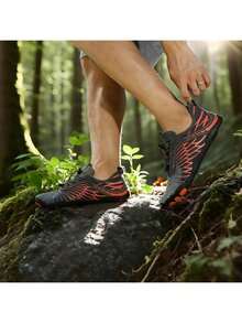 Quick-Drying Water Shoes, Breathable Mesh Aqua Sneakers With Drainage Holes, Non-Slip Barefoot Style For Beach, Swim, Hiking & Outdoor Wading - GO - View 2