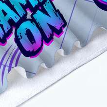 1条游戏手柄造型沙滩巾，超大超吸水超细纤维沙滩毯，适合旅行、游泳池、潜水、冲浪、瑜伽、露营等场合，多种尺寸可选，沙滩配件 - 彩色 - 查看 9