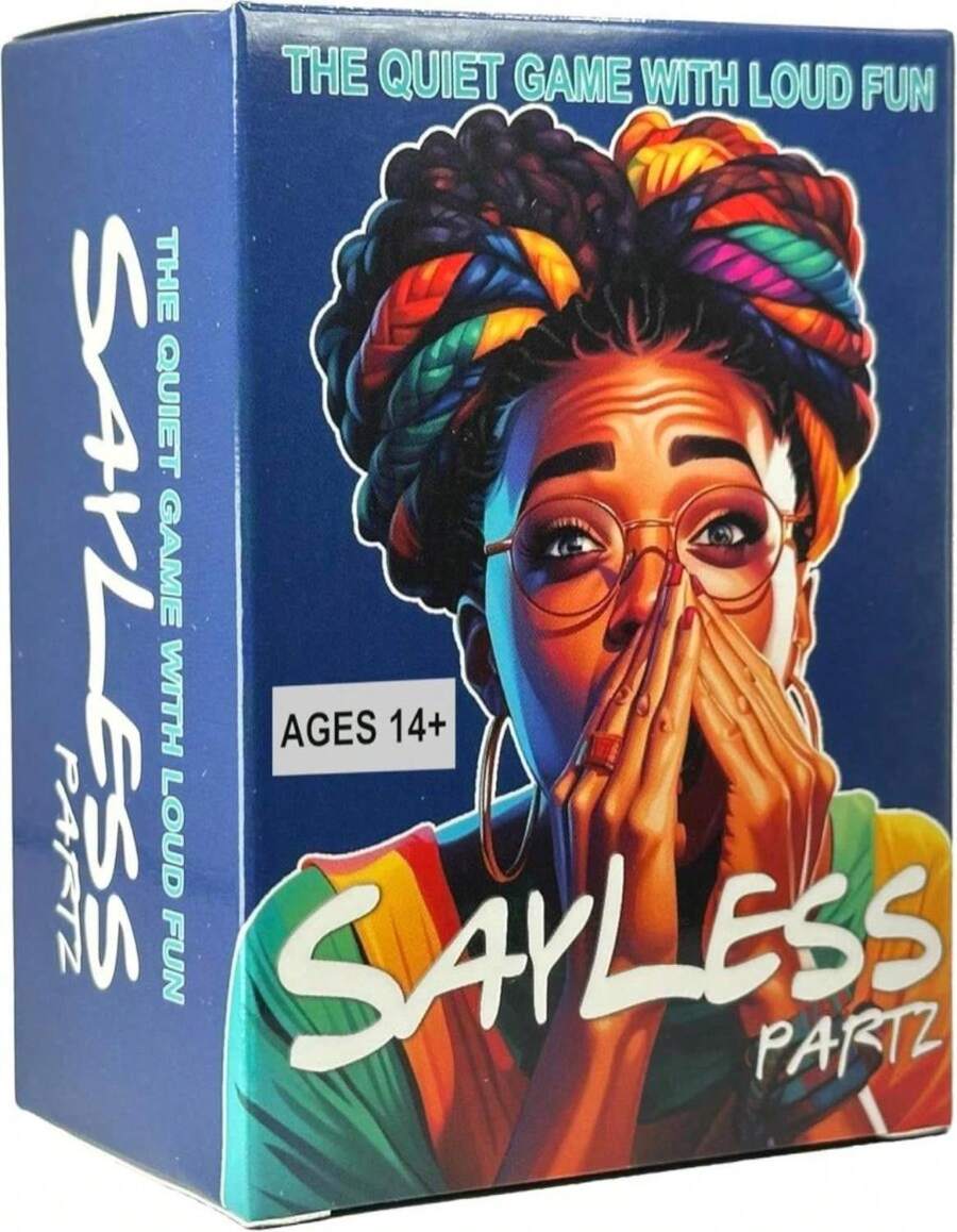 Kinfolk SayLess The Ultimate Family Game Night Party Starter - Taboo-Style Word Guessing Hood Charades Game For Unstoppable Laughs &Amp; Bonding, Ages &Amp; Specifically Crafted For The Culture - MàuB - Xem 1