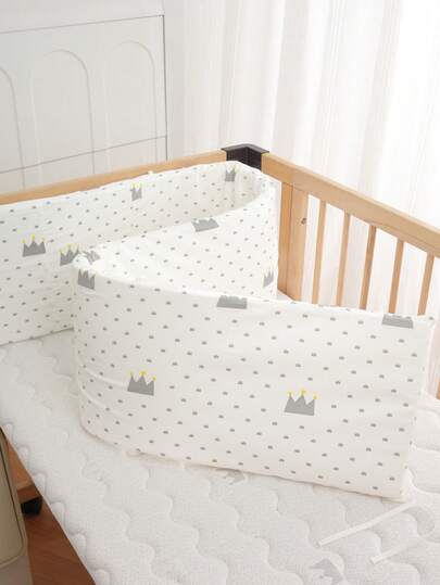 AIBOYING 1pc, Size Options: 120cm/47.24in, 140cm/55.12in, 200cm/78.74in, 240cm/94.49in, Baby Bed Rail Guard, Infant Anti-Fall Bed Rail, Children Bed Safety Fence, Baby Soft Pad, Baby Bed Protector, Newborn All-Around Baby Bed Protection, Universal Baby Bed Safety Bumper, Baby Bed Rail And Rail Cover