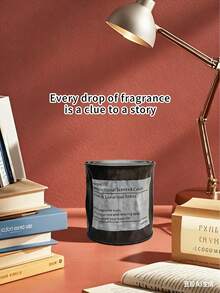 220g Large Capacity Retro Tin Can Scented Candle, Valentine's Day Gift, Friend's Birthday Souvenir, Home Office Relaxing Fragrance, Meditation Sleep Aid, Fresh Air, Long-Lasting Diffuser