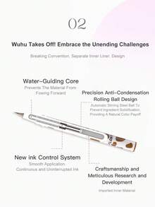 FLORTTE Extremely Fine Liquid Eyeliner Pen - 02# Oak Brown - View 10