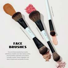 CYPNJessup Juego de Brochas de Maquillaje 10pcs Brochas Maquillaje de Doble Punta para BaseContorno Rubor Mezcla Sombra de Ojos Delineador de Ojos Pincele Corrector de Cejas Cian Brillante T500Fashion - 224173193 - Ver 5
