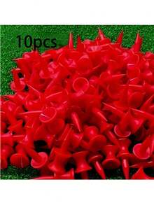 50/100pcs Red Durable & Long-Lasting Double-Layer ABS Golf Ball Holders - Fit All Golf Clubs, Multifunctional Golf Gear | Vibrant Golf Equipment | Sturdy Golf Accessories - Multicolor - View 12