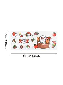 Cute Pet Fashion Glasses Cat Creative Car Sticker, Colorful Ink Splash Effect, Adorable Pattern, Easy To Apply And Not Easy To Fall Off, Cover Blemishes And Prevent Scratches, Suitable For Cars, Gas Tanks, Smooth Surfaces, Daily Use - Cartoon - View 15