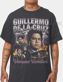 Guillermo De La Cruz Shirt, What We Do In The Shadows Tee, 90s Vintage Bootleg Rap Tee, Vampire Familiar Merch, Harvey Guillen Fan Gift - 黑色 - 查看 1