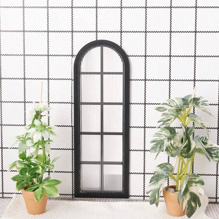 1:12比例微缩模型玩具窗户，娃娃屋家具，DIY 1:12比例OB11娃娃屋改造场景配件，娃娃屋装饰配件，娃娃屋装饰品，娃娃屋窗户装饰，迷你窗户 - 彩色 - 查看 1