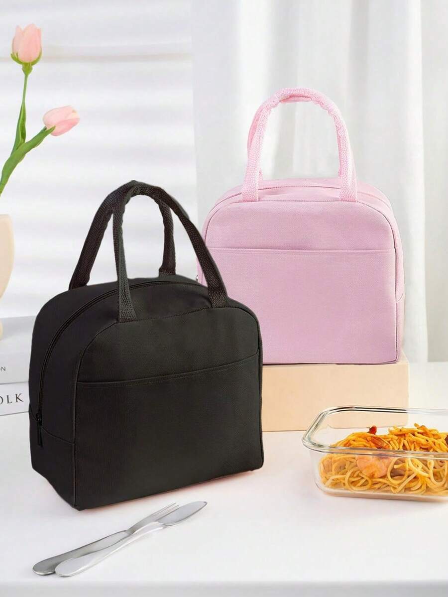 1个保温午餐包，防水午餐保冷包，保温午餐盒，可重复使用便携式午餐手提袋，配有可调节肩带，适合工作、学校、野餐。这款午餐包/手提袋/保冷袋/储物袋，可爱又实用，可作便当包/小型女士午餐盒使用，适合女性，也可作为学习用品和配件。大容量，适合男士野餐、返校礼物、女士露营必备。 - 黑色 - 查看 1