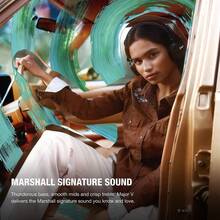 Marshall Tai nghe không dây Major V, thời lượng pin 100 giờ, Bluetooth 5.2, thiết kế rock cổ điển được nâng cấp, có thể gập lại, đệm tai bằng mút hoạt tính, chế độ kép có dây/không dây, kết nối đa điểm, phù hợp cho du lịch, đi lại và nghe nhạc. - màu nâu - Xem 6