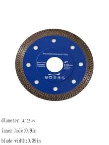 Stone Cutting Blades, Tile Cutting Blades, Glass Cutting Blades, Alloy Wood Panel Angle Grinder Cutting Blades, Brazed Flange Flat Grinding Cutting Discs, Diamond Saw Blades, Sharp And Durable, High-End Craftsmanship, Easy To Use - Multicolor - View 29