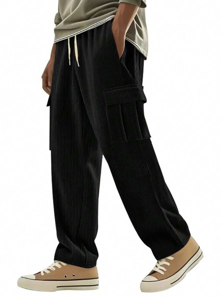 Men Pants - 黑色 - 查看 4