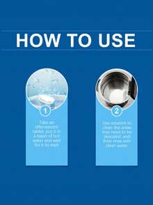 Limescale Cleaning Effervescent Tablets, Stainless Steel Pot & Kettle Descaling Cleaner Lemon Descaling Cleaning Tablets - Multicolor - View 6