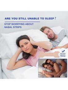 30 piezas de tiras anti ronquidos - sin fragancia, sin batería, alivio del ronquido y masajeador nasal, ayuda para el sueño nocturno cómoda - marrón - Ver 5