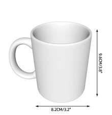 Personalized Coffee Mug: Custom Text Gift With Text Or Photo - Main Color Of the Picture - View 4
