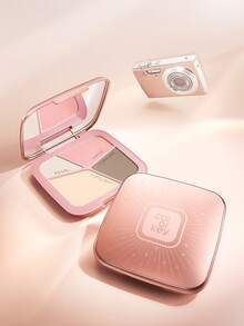 COLORKEY 17克高光修容盘，腮红盘，多用途哑光彩妆盘，可用于提亮、腮红、修容、眼影和塑形，品牌化妆品，适合女性和女孩，完美适用于秋冬季节、Y2K时尚、生日、圣诞节礼物、派对必备、最佳配色、情人节礼物 - 02 White - 查看 8