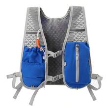 Lightweight Breathable Sweat-Wicking Running Backpack Vest With Adjustable Hydration Pack, Suitable For Trail Running, Marathon, Jogging, Cycling (Backpack Only, No Water Bladder Included) - Blue (backpack Only, No Water Bottle) - View 10