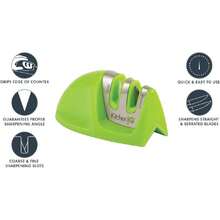 Edge Grip - Afilador de cuchillos (2 etapas), Verde, 1,37570038 - Amarillo Mostaza - Ver 2