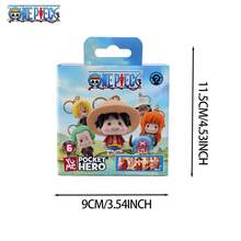 1 Móc khóa One Piece được cấp phép chính thức YuMe Pocket Hero Hộp mù  ZORO NAMI Ngẫu nhiên Một nhân vật Hình ảnh hoạt hình Dễ thương Móc khóa bất ngờ Chìa khóa xe Ba lô Treo Trang trí phòng sáng tạo Đồ trang trí Đồ sưu tầm Quà tặng Giáng sinh Halloween Sinh nhật cho gia đình và bạn bè - Nhiều màu - Xem 3