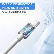 有线 USB Type-C 立体声耳机，兼容 17 Air 16 15 Pro Max Plus、iPad Pro、安卓智能手机 Galaxy Note10/20、A53/A54、Apple 15 有线入耳式耳机（带麦克风）、OPPO、vivo、Galaxy S25 / S21 / S22 / S23 / S24 / Ultra / Plus / Note 20 / Z Flip / Z Fold / A15 / A16 - 白色 - 查看 4