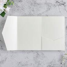 3D Trifold Wedding Invitation Card, Suitable For Wedding, Bridal Shower, Engagement Party And Coming Of Age Ceremony Invitations - Ivory - View 11