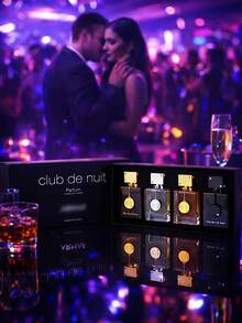 3PCSPerfumes de hombre Set ARMA'F Club d'e Nuit Masculino 4x30ml Parfum esencia de Piña Madera y Bergamota es la elección perfecta de regalo para Navidad Graduación o Fiestas para Hombres modernos Jóvenes o Ejecutivos ideal para mantener frescura en el Metro Sol intenso y Reuniones Perfume feromonas Quick Ship - Múltiples aromas - Ver 2