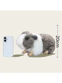 仿真可爱豚鼠毛绒玩具仓鼠玩偶，可爱漂亮的豚鼠毛绒玩偶，适合作为节日礼物、儿童礼物、圣诞礼物、惊喜礼物、感恩节礼物、朋友礼物、节日礼物、儿童节礼物、情侣礼物、情人节礼物、家庭礼物、创意趣味友谊礼物。 - 彩色 - 查看 2