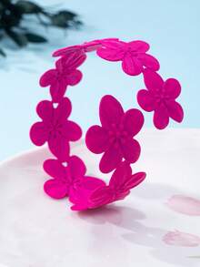 1pc Fashionable Geometric Petal Arm Cuff, Suitable For Women's Daily Wear - Flower Arm Wreath - View 8