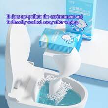 Individually Packaged Wet Toilet Paper, Adult Convenient Portable Cleansing Wet Wipes, Small Pack Hand & Mouth Hygiene Cleaning Wet Wipes - Multicolor - View 1