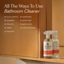 Branch Basics Bathroom Cleaner 32 Oz | Fragrance-Free, Plant-Based Mineral Formula | Powerful Removes Dirt, Soap Scum, Grease, Tile Grout, Shower Stalls, Toilets, And Sinks |  For Humans, Free Of Harmful Preservatives, Endocrine Disruptors, And Ethoxylated Alcohols |Household Items,Home Appliances,Cleaning Supplies - 預設 - 查看 4