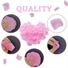 1000片粉色玫瑰花瓣，适用于婚礼、求婚、周年纪念、家居装饰，可选500/800/2000/4000/10000片装，可用于婚礼装饰、家居装饰、房间装饰、派对回礼、新娘礼物、生日、毕业典礼、单身派对等多种场合。