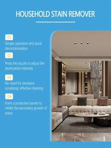 JAYSUING Agente de limpieza multiusos para el hogar, elimina manchas, apto para azulejos, pisos, cocinas. Limpiador de grasa y suciedad para cocina y baño, fórmula suave para un brillo duradero. Limpiador universal para diversas áreas manchadas. - Líquido - Ver 8