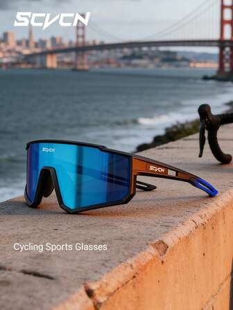  SCVCN运动眼镜经典男女款自行车骑行眼镜山地公路自行车户外运动高尔夫眼镜钓鱼攀岩徒步时尚度假露营配件