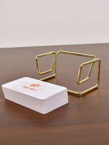 现代名片架展示架，桌面名片收纳盒