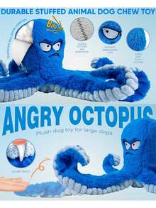 Durable Dog Toys, Plush Dog Chew Toys, Large Dog Toys (To Keep Them Busy), Interactive Dog Toys, Squeaky Dog Toys, Tug Of War Dog Toys, Crinkle Pet Toys, Warm Puppy Toys With Sound, Best Dog Mom - Multicolor - View 3