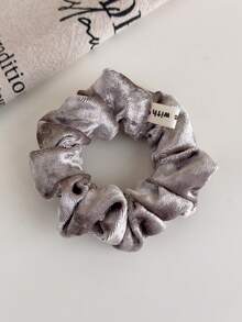 1pc Autumn/Winter Velvet Scrunchie, Elegant Hair Tie, High Elasticity Ponytail Holder, Non-Damaging Hair Rope ,Hair Elastics ,Hair Rubber Bands - Hairband - View 19