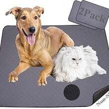 Almohadilla Entrenamiento Perros, 2 PCS Lavable Entrenamiento Almohadillas para Mascota, Almohadilla para Perros, Alfombras para Perros con Funcin Antideslizante 50 * 70cm - como se muestra en la figura - Ver 2