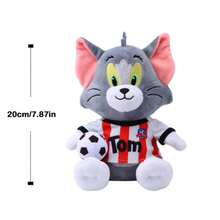 TOM AND JERRY. Đồ chơi nhồi bông Tom và Jerry series bóng đá mới, cao 20cm, dành cho trẻ em, hình nhân vật hoạt hình, quà tặng sinh nhật cho bé trai, trang trí phòng ngủ. - Nhiều màu - Xem 6