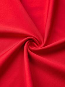 abyoxi 女士红色深V领无袖蝴蝶结A字荷叶边下摆修身迷你连衣裙，性感休闲，甜美性感少女风，浪漫约会、派对、日常穿着、情人节、新年、春夏紧身迷你连衣裙 - 紅色 - 查看 8