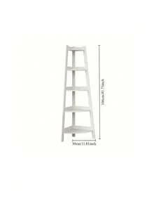 1pc Multi-Function Tiered Corner Storage Rack, Suitable For Office, Balcony, Flower Shop, Hotel, School, Company - Multicolor - View 9