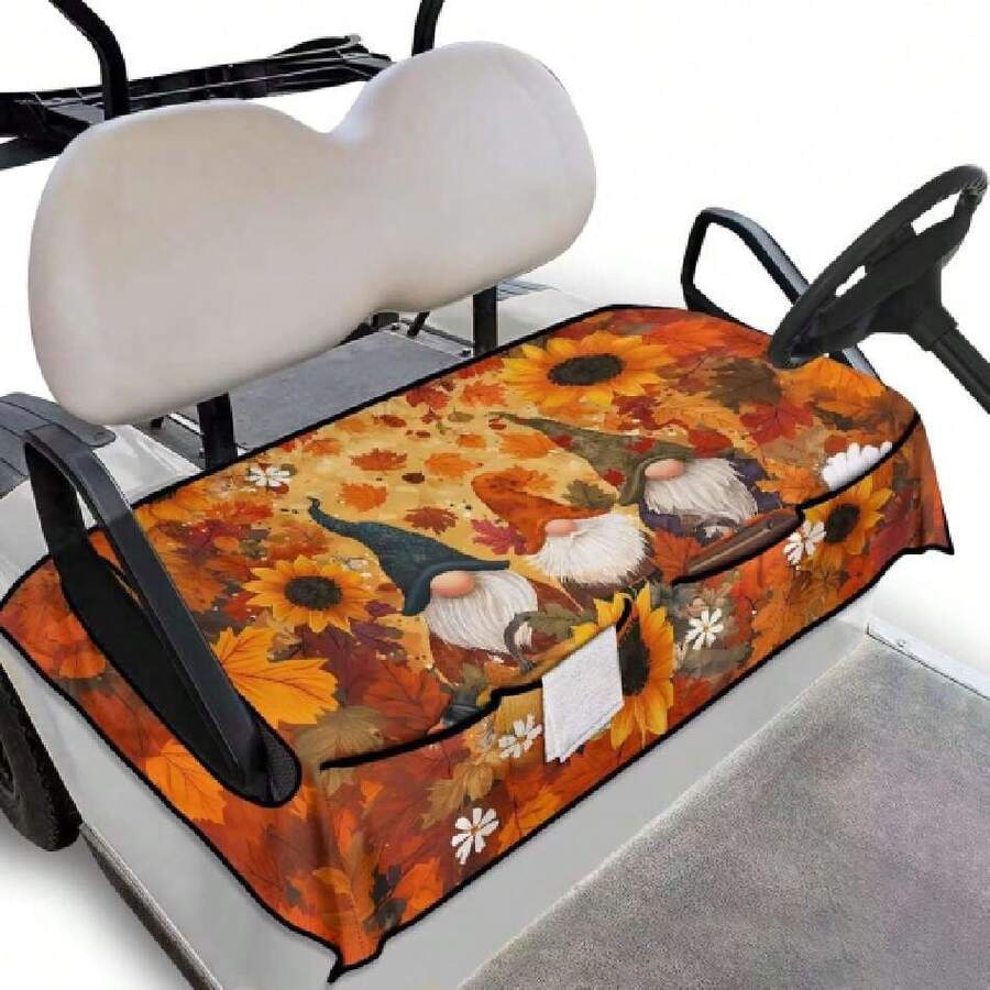 Golf Cart Seat Covers, Weight Golf Blanket Portable Goft Accessories, Club Car Seat Covers With 4 Pockets,39306371 - Hồng - Xem 1