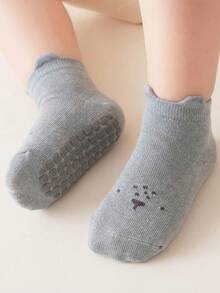 1 Pair Baby Floor Socks Indoor Anti Slip Socks, Cute Cartoon Animal Expressions, Can Be Worn All Year Round, Suitable For Newborns To Learn To Walk - Multicolor - View 20
