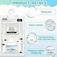 6/12/15pcs Wardrobe Hanging Moisture Absorbing Bags, Peach & Gardenia Fragrance, Mold Proof & Desiccant, Suitable For Home, Dorm, Bedroom, Living Room, Bathroom, School, Office, Travel And More,Spring Summer Picks,Brides Maid Gifts,Room,Bedroom Deccor,Bedroom Deccor,Beach,Travel,For Men,For Women,Vacation - Multicolor - View 3