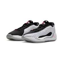 Nike Jordan Lace-Up Sports Training Basketball Shoes For Kids & Youth - Black and White - View 8